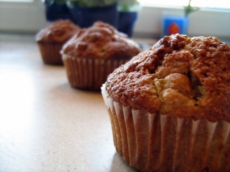 muffiny pomarańczowo rabarbarowe 1