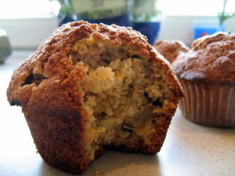 muffiny pomarańczowo rabarbarowe 2