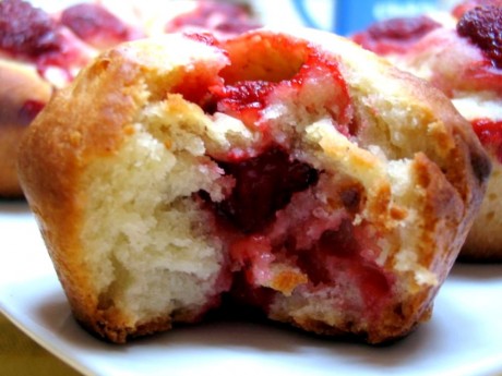 muffiny z truskawkami 1