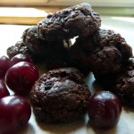 Czekoladowe ciasteczka z wiśniami