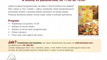 Dzień celiakii w Łodzi Dzień celiakii w Łodzi