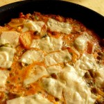 Frittata z groszkiem i kukurydzą Frittata z groszkiem i kukurydzą