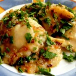 Pierogi ze szpinakiem i serem feta Pierogi ze szpinakiem i serem feta