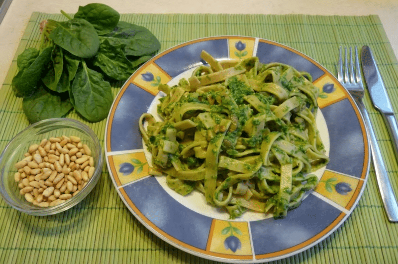Pesto szpinakowe