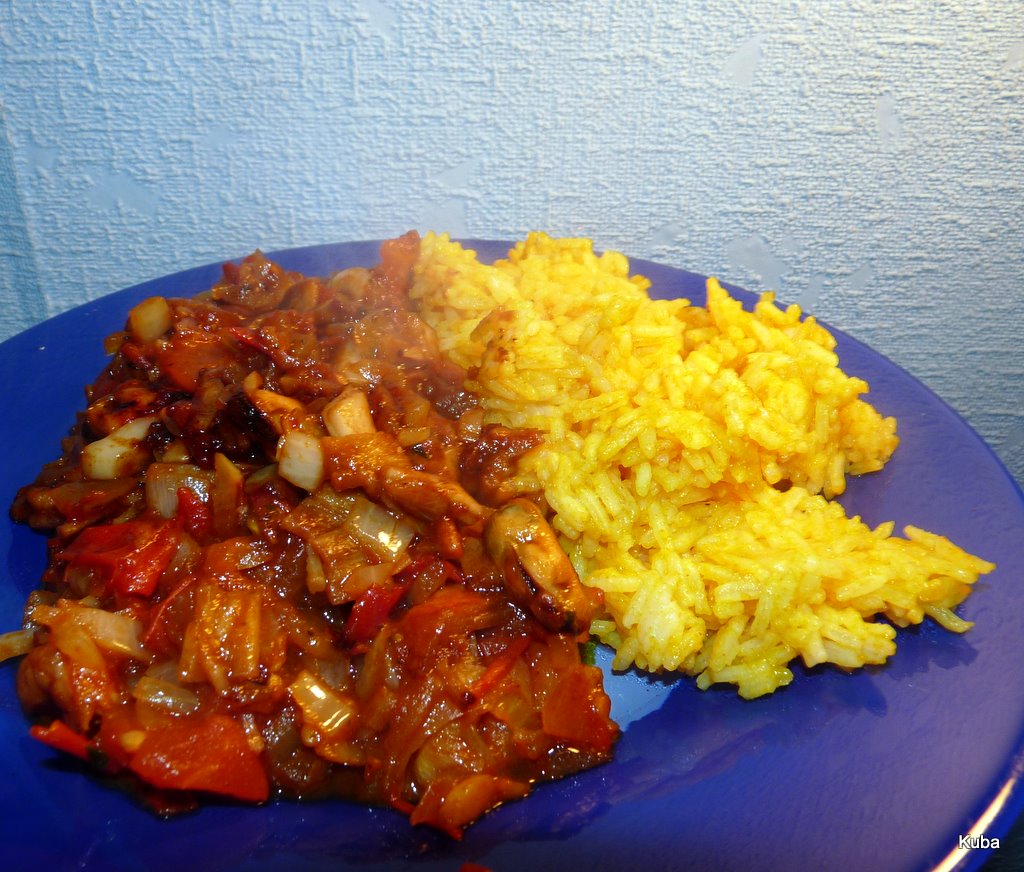 Curry z owoców morza