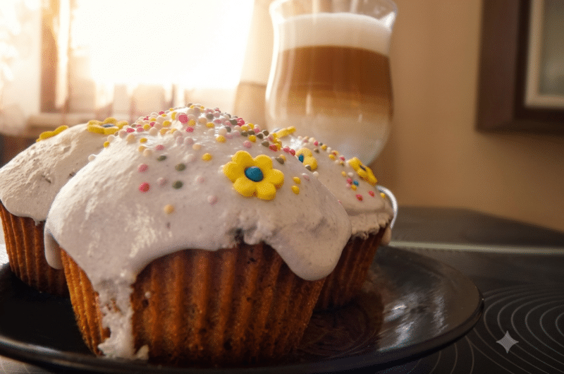 Muffiny owsiane z daktylami