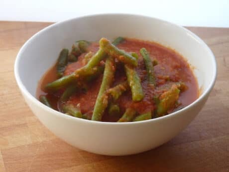 Fasolka szparagowa w pomidorach