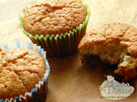 Muffiny z masą krówkową
