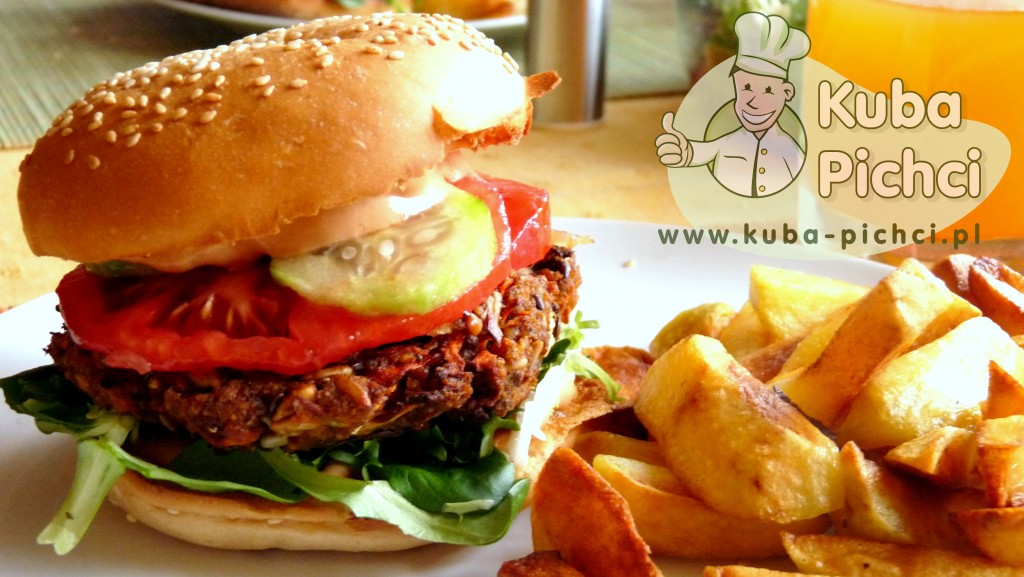 Wegańskie burgery z kaszy jaglanej