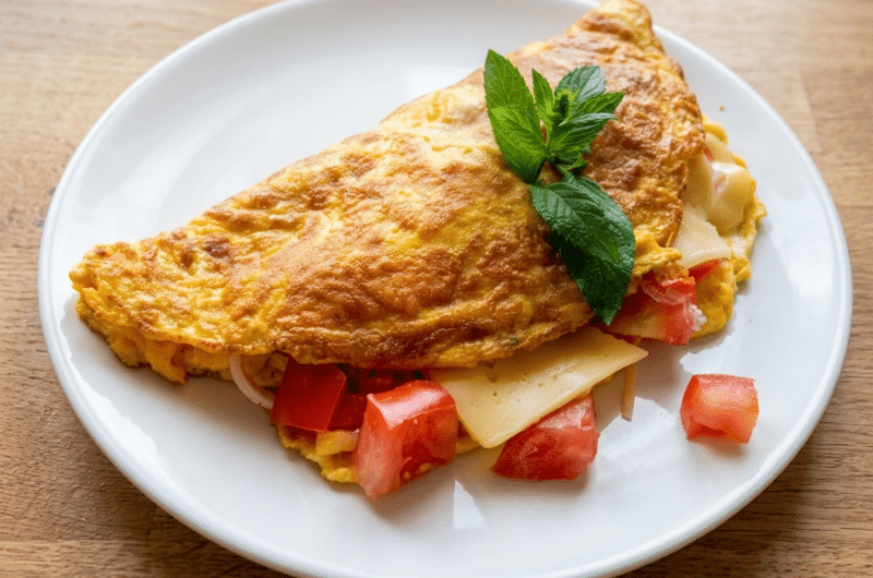 Omlet z pomidorami